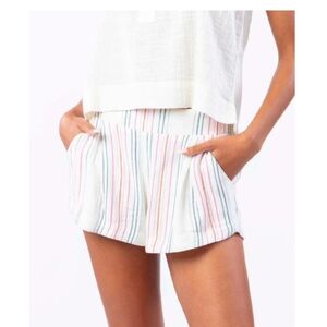 New Rip Curl Sunny Stripe Shorts-Bone